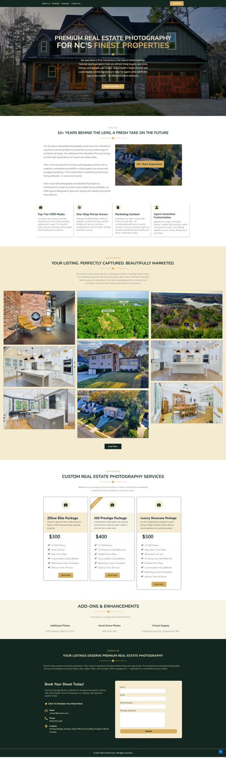 Real Estate Website Portfolio | Nestorix